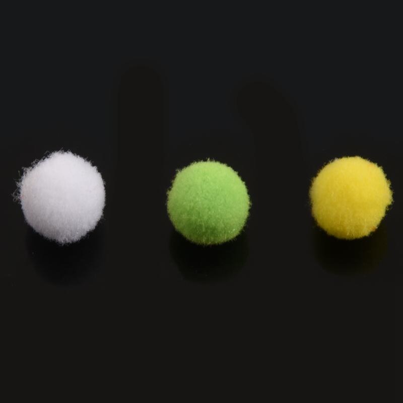 1000 Pcs 10mm Mixed Color Soft Fluffy Pom Poms Pompoms for kids Crafts