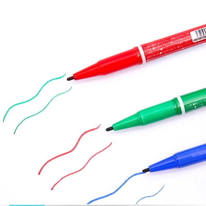 Marqueur japonais authentique zèbre MO-120-MC, petit stylo à Double tête étanche à l&#39;huile pour étudiant en dessin, 1 pièce