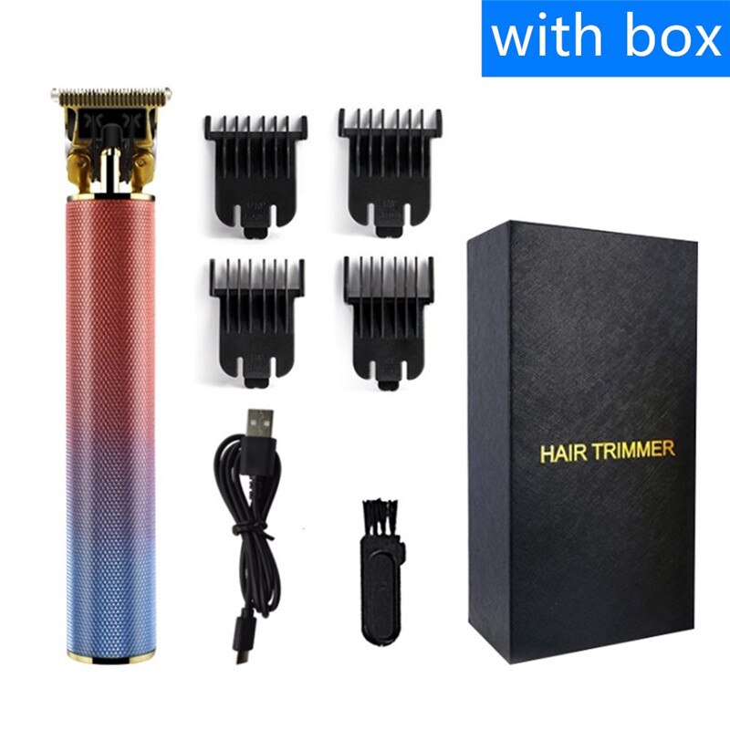 Barber Rechargeable Hair Trimmer Haircut Titanium Steel T Blade Hair Clipper Beard Trimmer Hair Cutting Machine: 5