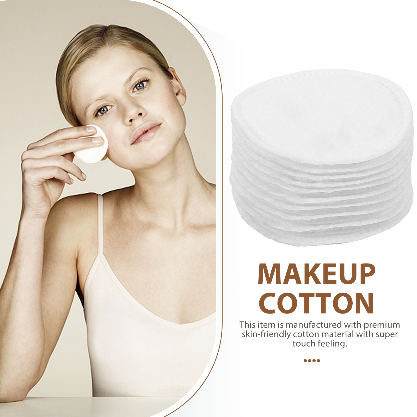 200 stuks wattenschijfje pads wol ovale reinigingsdoekjes gezichtsreiniging make-up remover eenvoudig gezichtsmasker zak