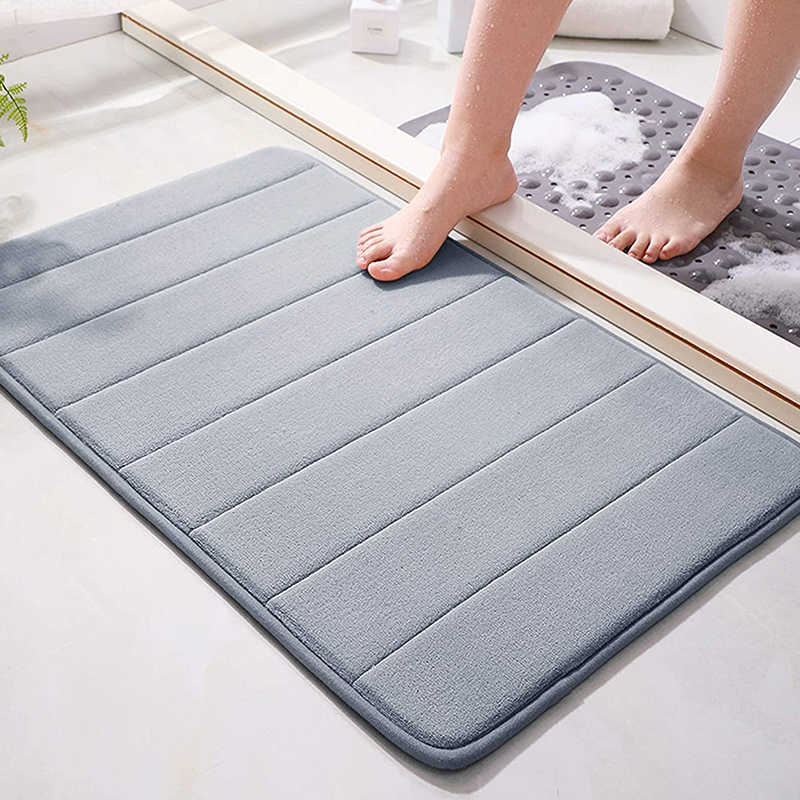 60 x 40cm badrums halkfri matta snabb vattenabsorberande matta mjuka badrumsmattor toalettgolvmatta heminredning