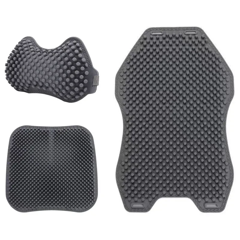 Juego de 3 piezas de cojines para coche, almohadas de silicona para coche, reducción de presión y cómoda protección para el cuello, reposacabezas: LIGHT BLUE