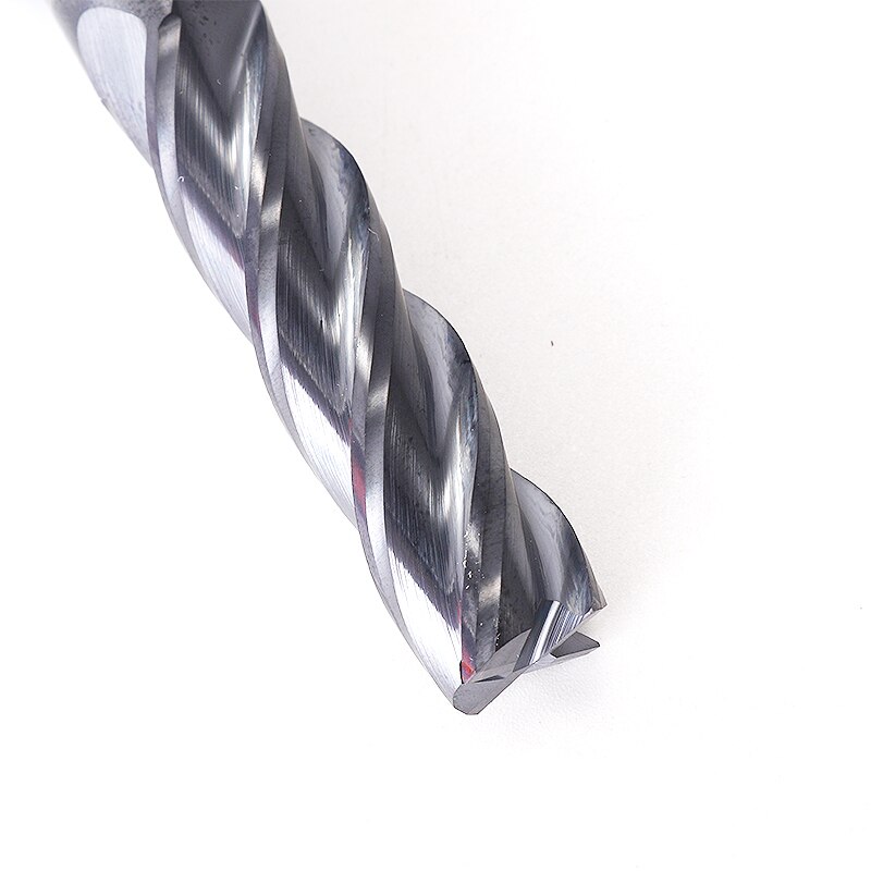 Corte De ZGT HRC50 4 Flauta Endmill 4 milímetros 5 milímetros 6mm 8mm Cnc Liga de Carboneto de Ferramentas De Corte De Metal aço de tungstênio Fresa Fresa