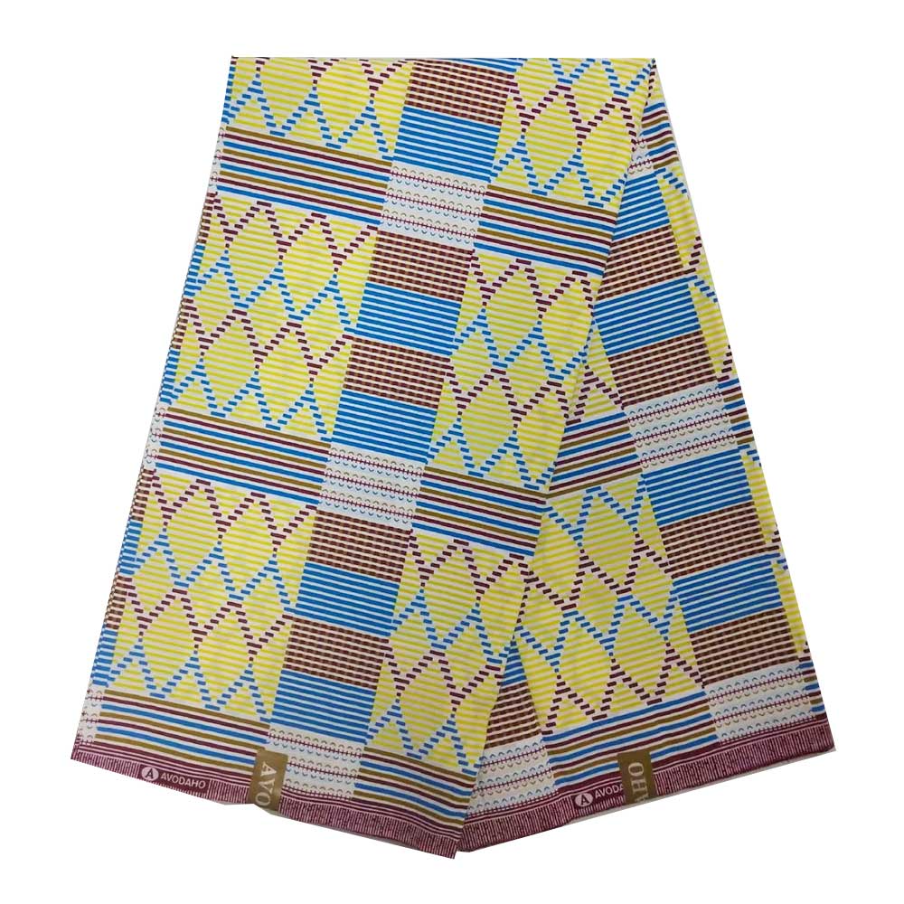 Afrikanische Wachs Stoff Wahre Echt Wachs 100% Baumwolle Block Drucken ankara Nigerian Wachs Stoffe für Kleid Pange 11,11 Preis: NNW-0008
