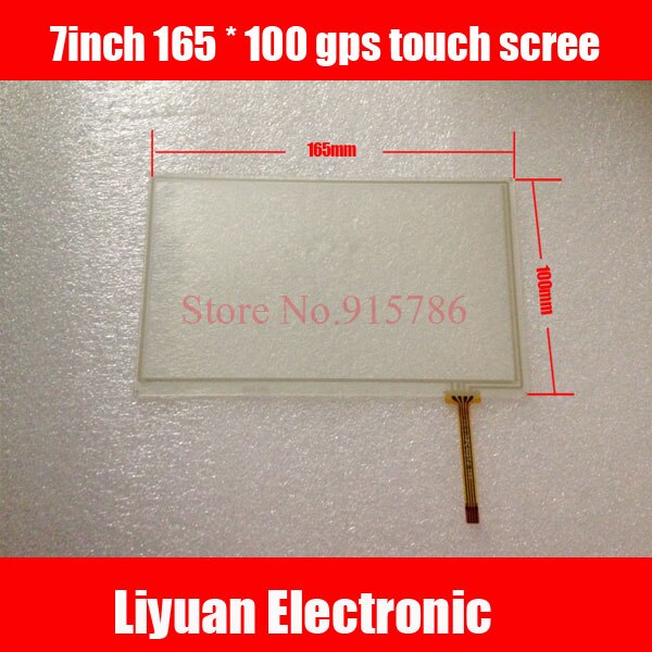 7 inch 165*100 gps touchscreen/resistive touchscreen sidepiece/7 inch resistive touchscreen