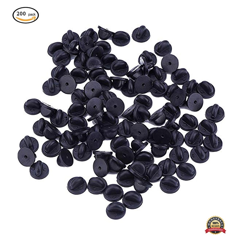 PVC Rubber Pin Backs PVC Rubber Pin Keepers Zwarte Pin Terug Vervanging voor Craft Maken pin Broche base Sieraden Accessoires