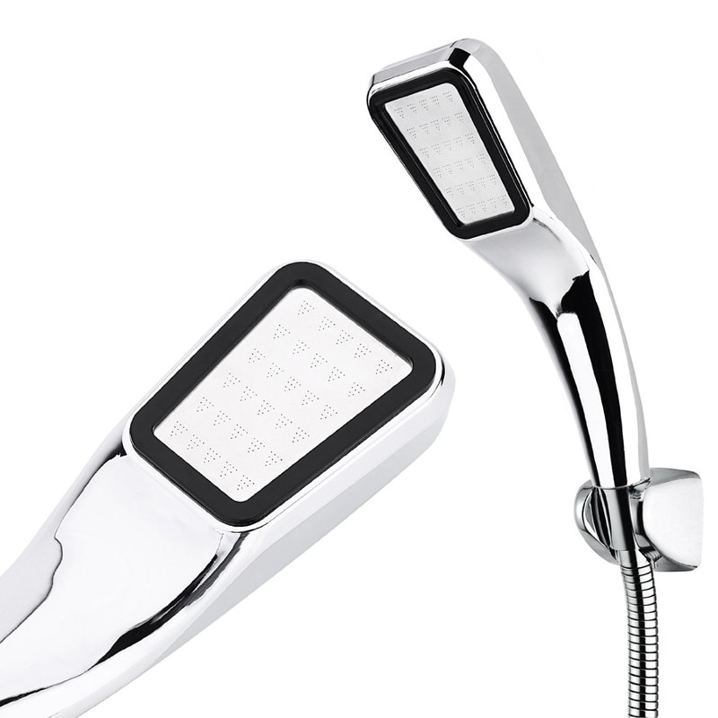 High Pressure Shower Head 300 Holes Chrome Square Rainfall Water Saving Shower head For Bathroom Supplies