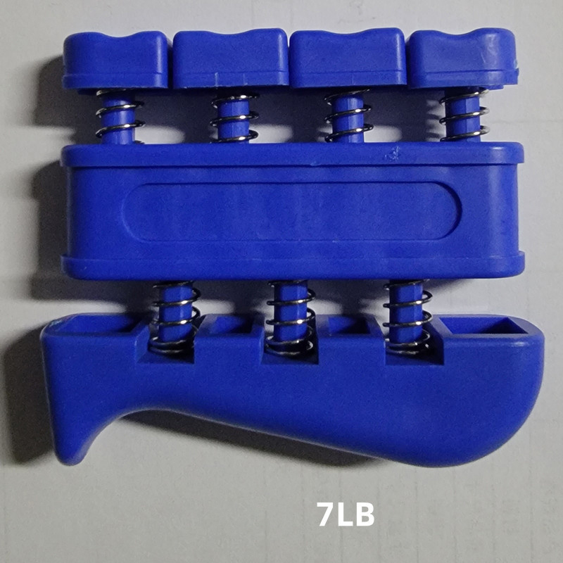 Esercitatore per dita per rinforzare le dita per avambraccio e rinforzare le mani, attrezzatura per allenamento con impugnatura per musicisti, arrampicata su roccia: Blu