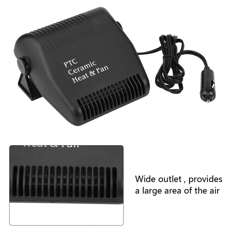 2 in 1 Auto Car Heater Heating PTC Ceramic Heating Cooling Fan Heater Defroster Demister Vehicle Dryer Window Screen