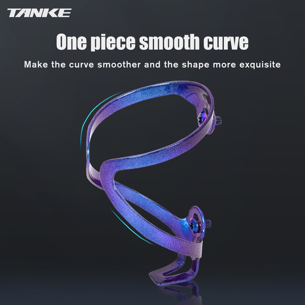 Tank cykel flaskburar färgglada ridning vattenkokare hållare fäste aluminiumlegering mtb landsvägscykel dricka vatten flaskställ cykling ac