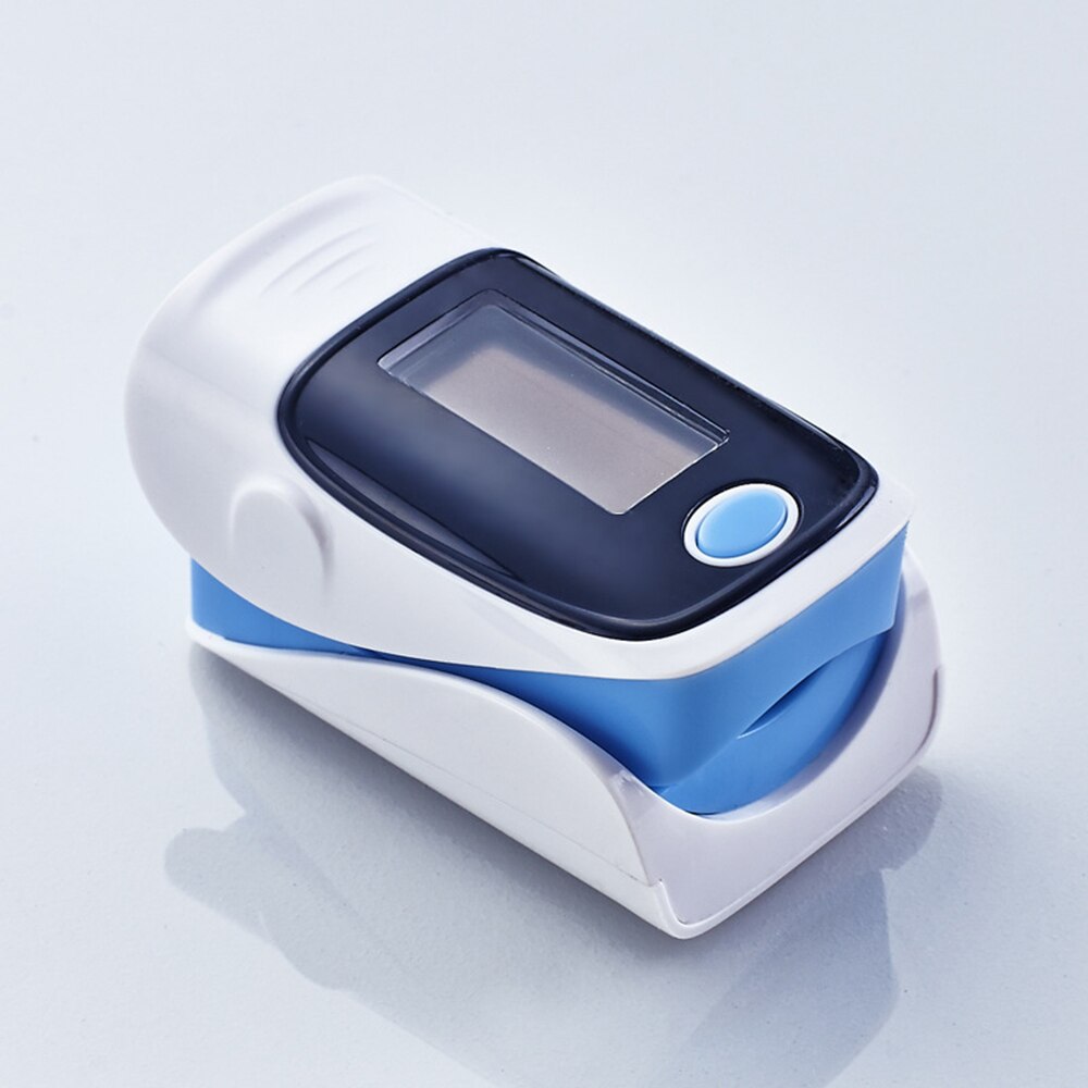 Pulse Oximeter Fingertip Blood Oxygen SpO2 Monitor Fitness Tracker Health Care Sports Exercise Monitoring Digital LED Display: style 4-light blue