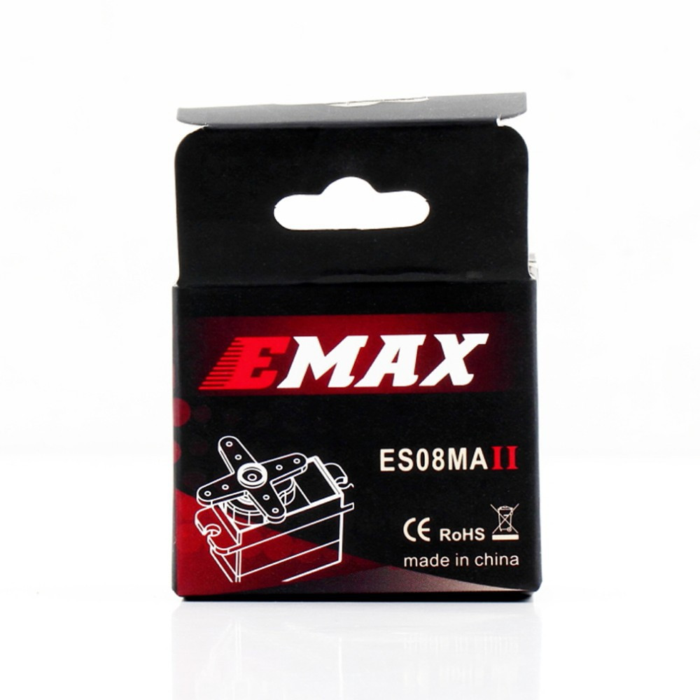 4 stks/partij EMAX ES08MA II Mini Metal Gear Analoge Servo 12g/2.0 kg/0.12 tweede Mg90S
