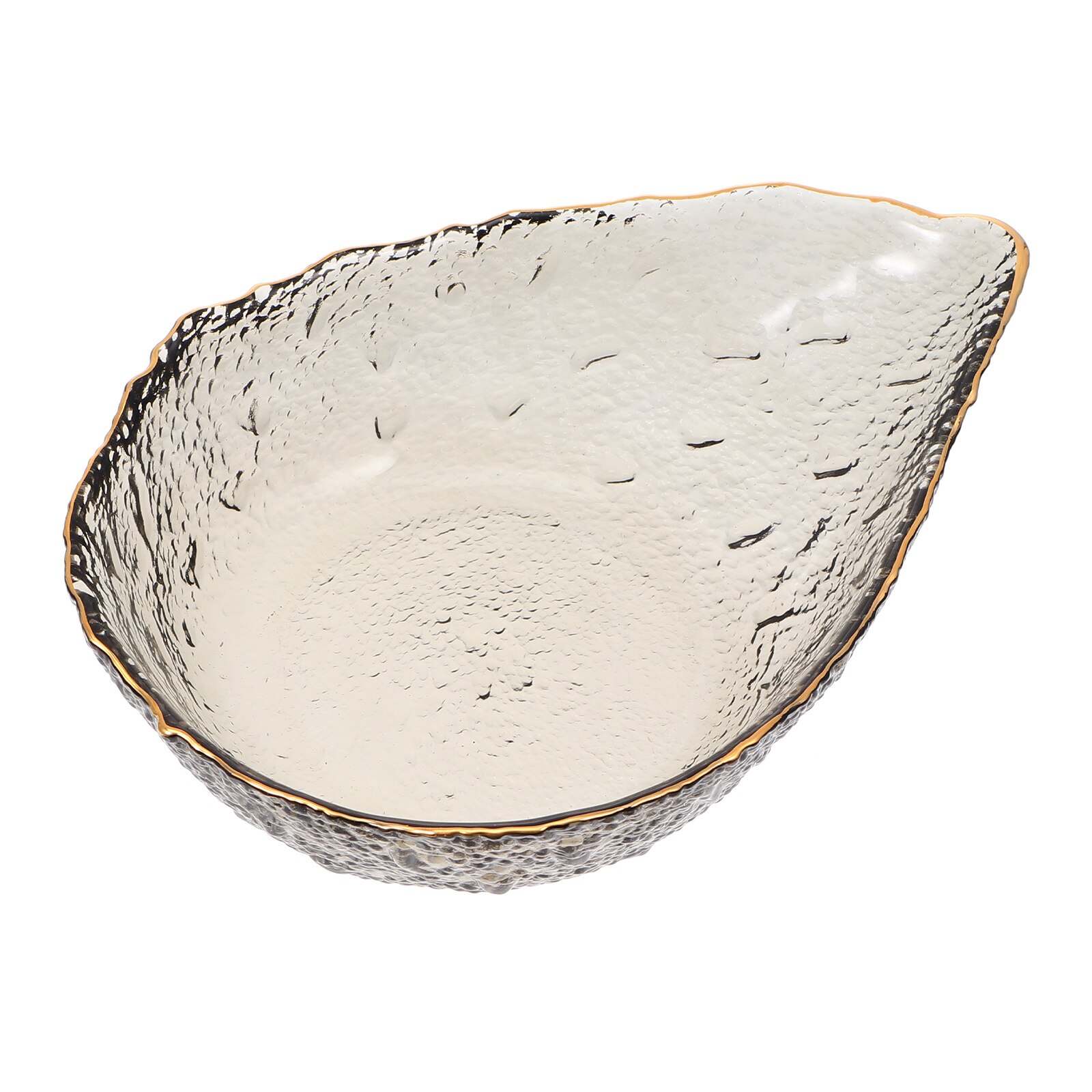 Bol en verre pour mélanger les salades de légumes et de fruits, 1 pièce, bol en forme de goutte d'eau pour Dessert