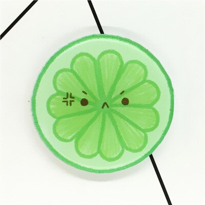 Leuke groenten komkommer corn tomaat Broche Acryl Pin Badges Pictogrammen op De Rugzak Medaille Decoratie Badge voor Kleding: G