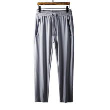 Los hombres largo Pantalón deportivo Casual gimnasio Pantalones Slim Fit de baile Jogger gimnasio pantalones de chándal de verano de nueva pista de entrenamiento ropa deportiva: XL / Gray