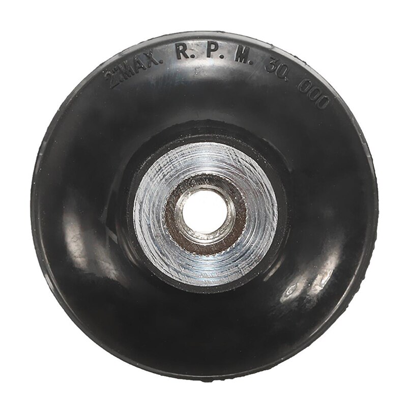Black 2"&3" Roloc Roll & Lock Rotary Sanding Disc Pad Holder with 2pcs 1/4 inch Shank with Screws For Grinders Abrasive Tools