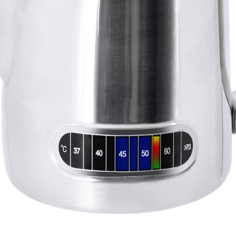 Kaffee Milch Aufschäumen Krug Mit Gebaut-in Thermometer, Edelstahl (20 unzen/600 ml)