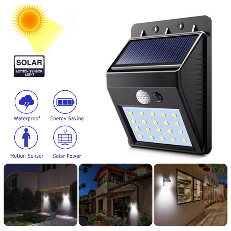 Split Type Solar Induction Wall Lamp Courtyard Lamp Garden Path Emergency Led Garden Security Solar Light