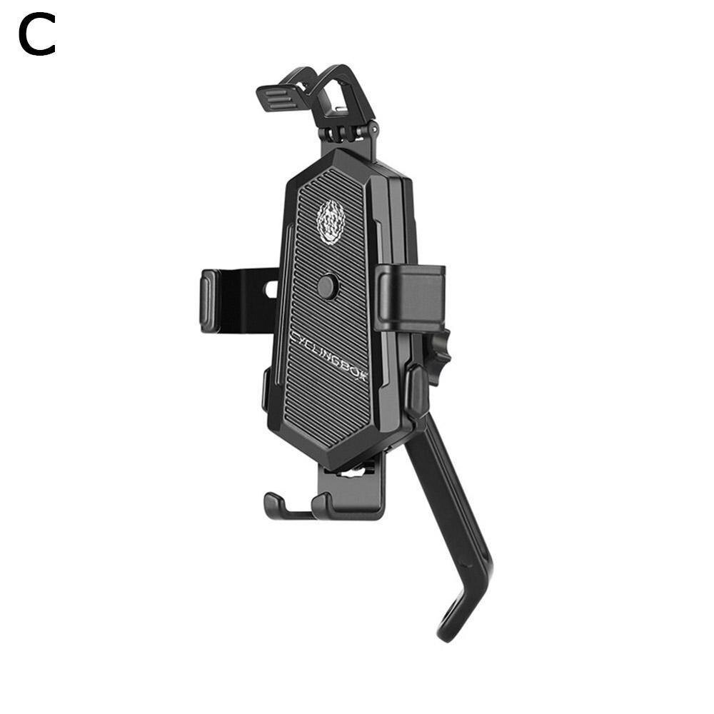Mountainbike aluminiumslegering mobiltelefonholder el-telefon cykelholder motorcykel hol mobil navigation mobil  d3 a 9: C