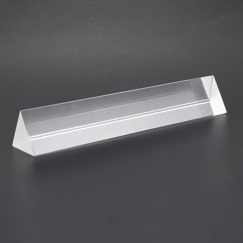 Triangular Optical Plate 15cmx3cm Rainbow Optical Glass Triple Triangular P... – Grandado