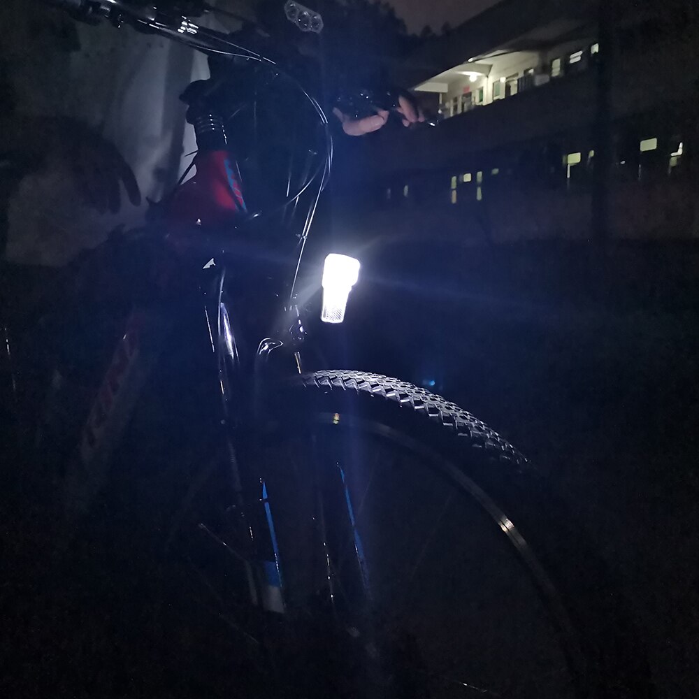 Światło rowerowe wsquore przednie światło roweru użyj 2 szt. Baterii AAA robić bagażnika widelec rowerowy z reflektorem rowerowym lampka ostrzegawcza
