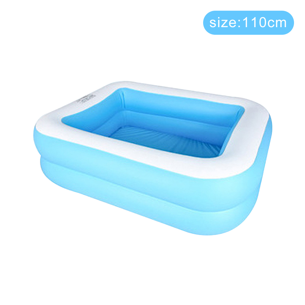 1.5m/1.2m enfants piscine gonflable Double couche solide bulle pour enfants jardin extérieur natation gonflable piscine partie: 110cm
