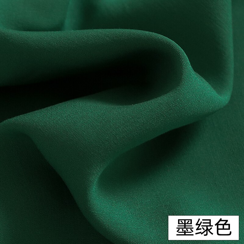 Katoenen Stof Katoen Zijde Effen Kleur Katoenen Doek Zwart Wit Kleding Kleren Stof Doek Katoen Zijde Stof: Dark green