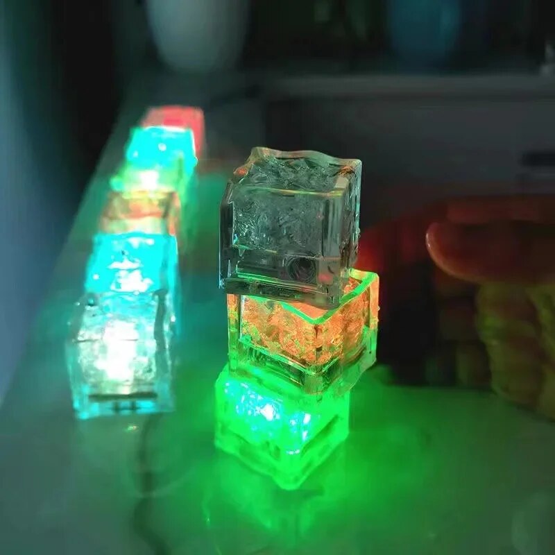 12 Uds. Bañera de baño para bebé, juguetes con luz LED, cambio colorido, impermeable, rompecabezas de baño brillante, juguetes para niños, de cumpleaños infantil