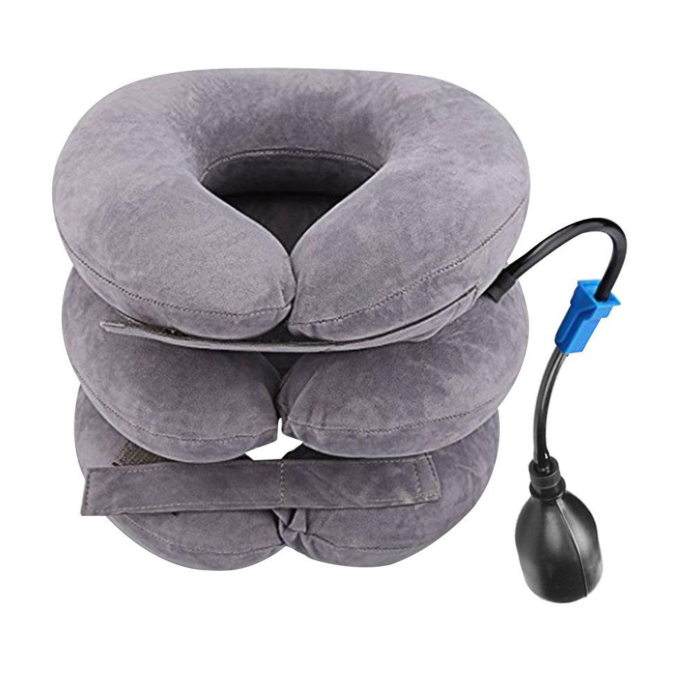 Terapia di trazione del collo gonfiabile supporto della Vertebra barella del collo dolore trazione cervicale supporto cuscino assistenza sanitaria: 03