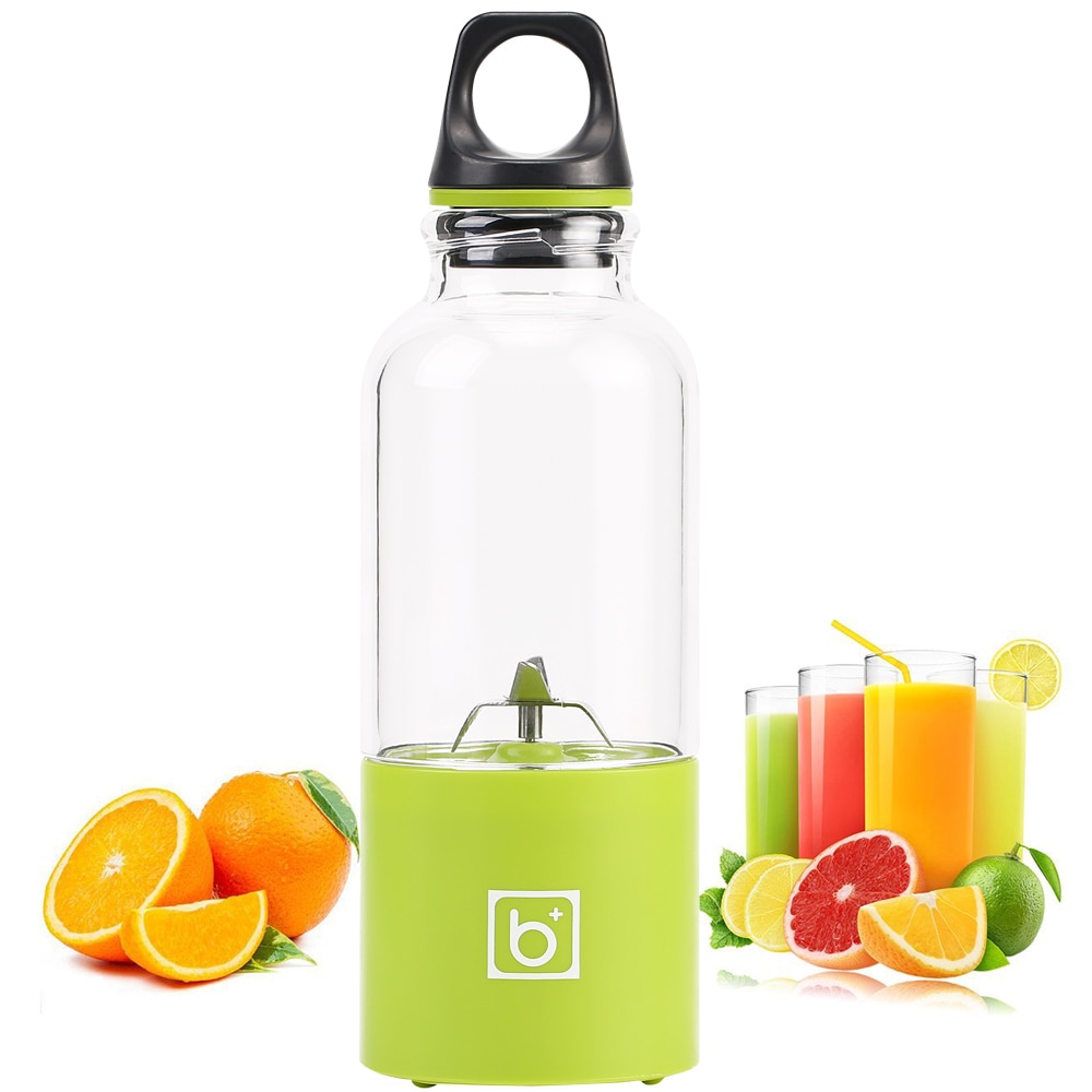 500ml 4- blads bærbar blender juicer maskine mixer elektrisk mini usb foodprocessor juicer smoothie blender kop maker juice