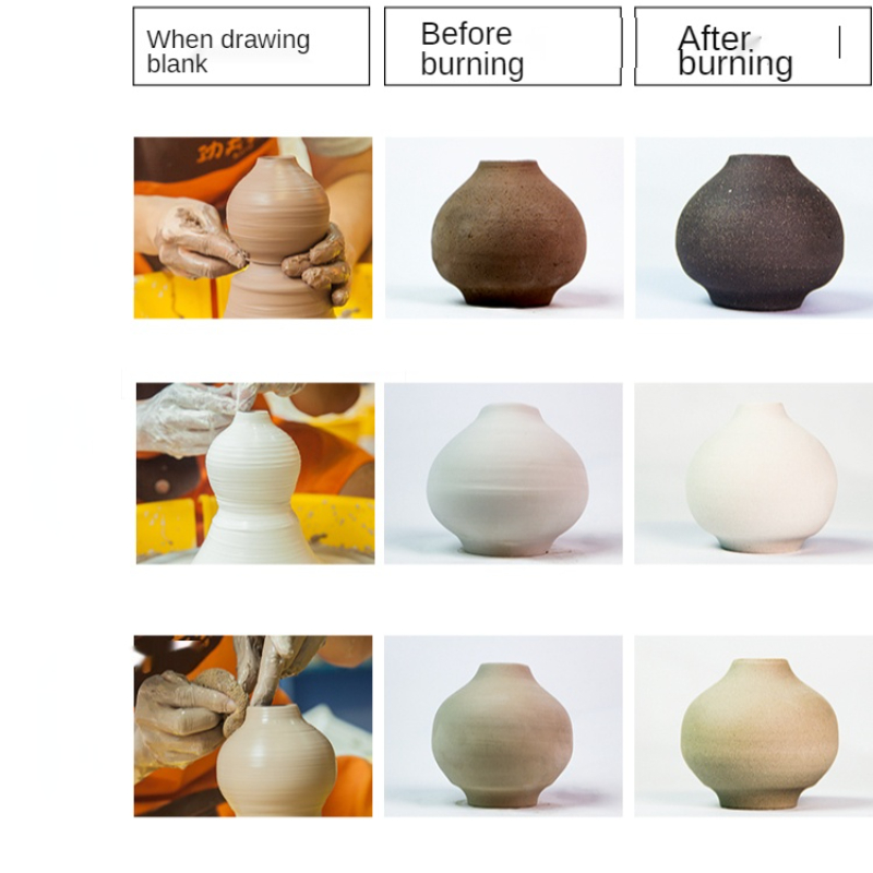 200g 500g High White Pottery Clay, Consumables, Pottery Clay, Bagged Sculpture, Kneading Clay