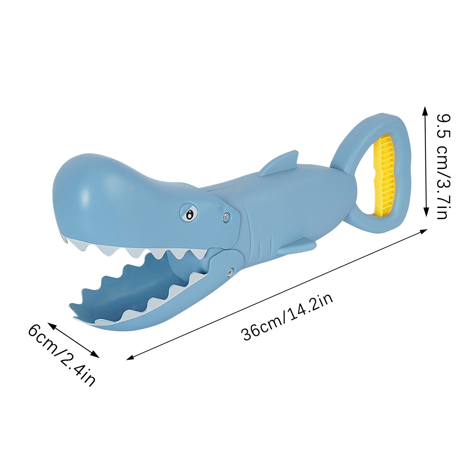 Grappig Strand Speelgoed Zand Snapper Zand Speelgoed Sneeuwbal Maker Clip Maker Zand Mold Tool Hippo/Shark-Vorm Outdoor zomer Zand Spelen Sets