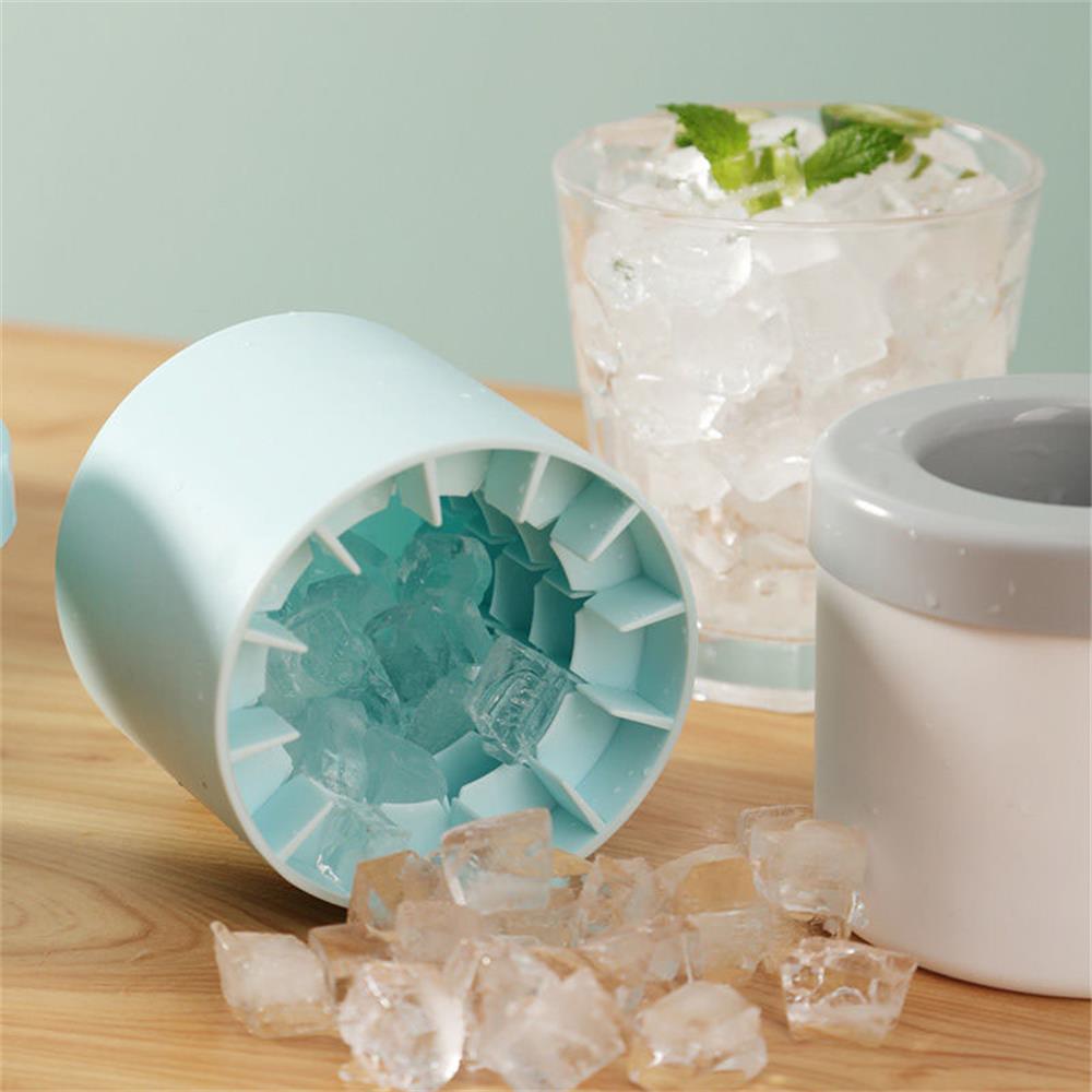 Siliconen ijsblokjesvorm Ronde ijsemmer Zomer zelfgemaakte DIY koelkast Freeze Ice Maker Creatieve ijsblokjesvorm Bargereedschap