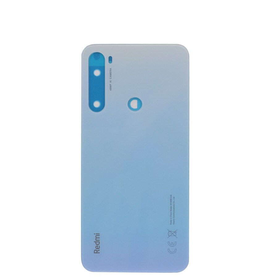 Nowy dla Xiaomi Redmi Note 8 pro pokrywa baterii tylna obudowa szklana obudowa tylna dla Xiaomi Redmi Note 8 tylna pokrywa baterii: White Note 8