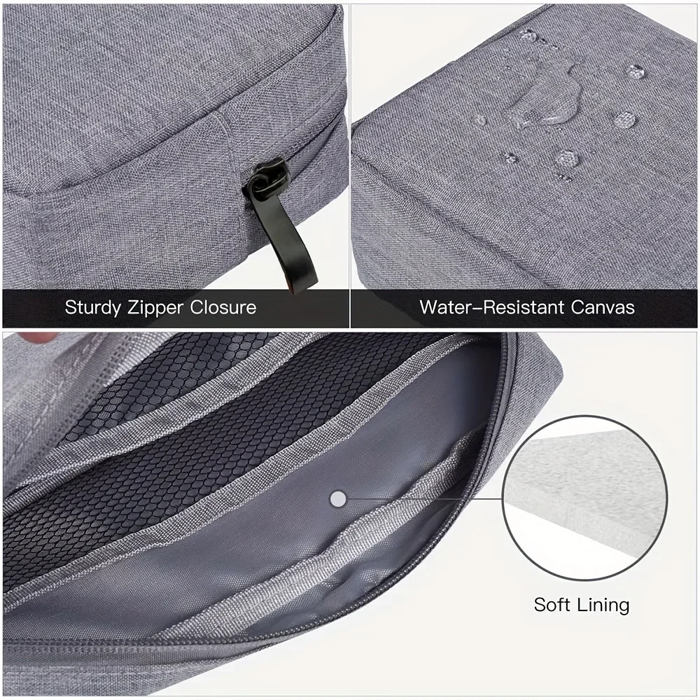 Wasserdichte Aufbewahrungstasche für digitales Zubehör, große Kapazität, tragbare Reise-Organizer-Tasche für Mobiltelefone, USB-Kabelband