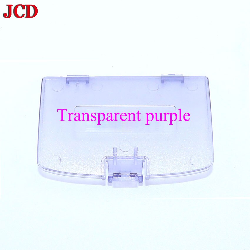 JCD 1PCS For Nintendo GameBoy Game Boy Color GBC Battery Cover Lid Door: Transparent purple