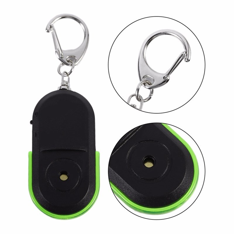 1PC Mini Anti Lost Key Finder Locator Sensor Anti-Lost Alarm Key Locator Finder Keychain Whistle Sound With LED Light Device