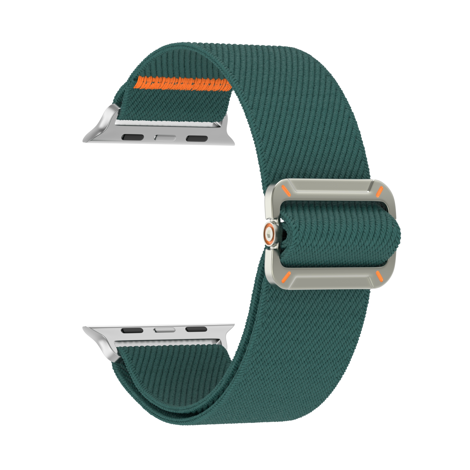 Pulseira de relógio tecida para apple watch s10 42mm 46mm ultra 49mm 45mm 44mm 42mm 41mm 40mm 38mm para iwatch série 10 987 6 5 4 se 3 2 1: Prata branco / 12mm