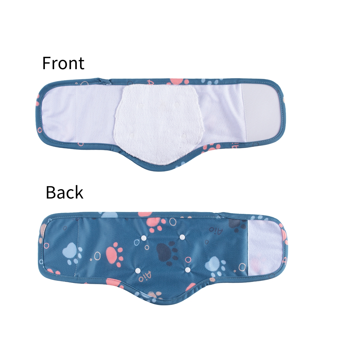 Pañales ajustables para perros con dibujos de animales, lavables, absorbentes para perros, bragas reutilizables para mascotas, pantalones cortos fisiológicos