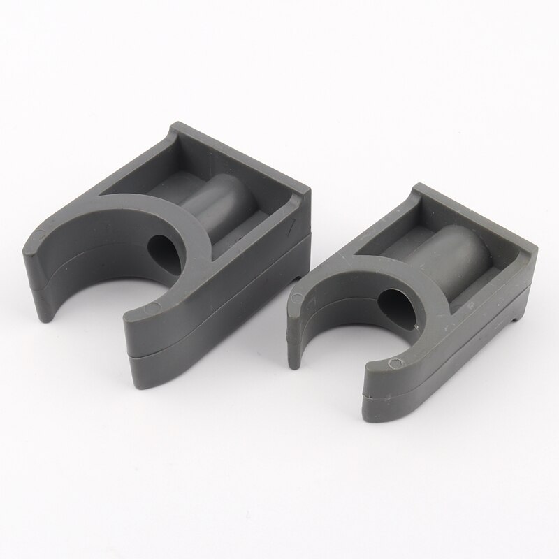 Nuonuowell 3 st/lot  id 20 ~ 50mm pvc rörklämma trädgård mikrobevattning kopplingar u-typ rör rem klämma vattenrör kopplingar