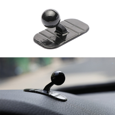 Auto Mobiele Telefoon Houder Base Accessoires Dashboard Base Panel Sticky Gebogen Oppervlak Kan Worden Geplakt 17Mm Universele Hoofd: D