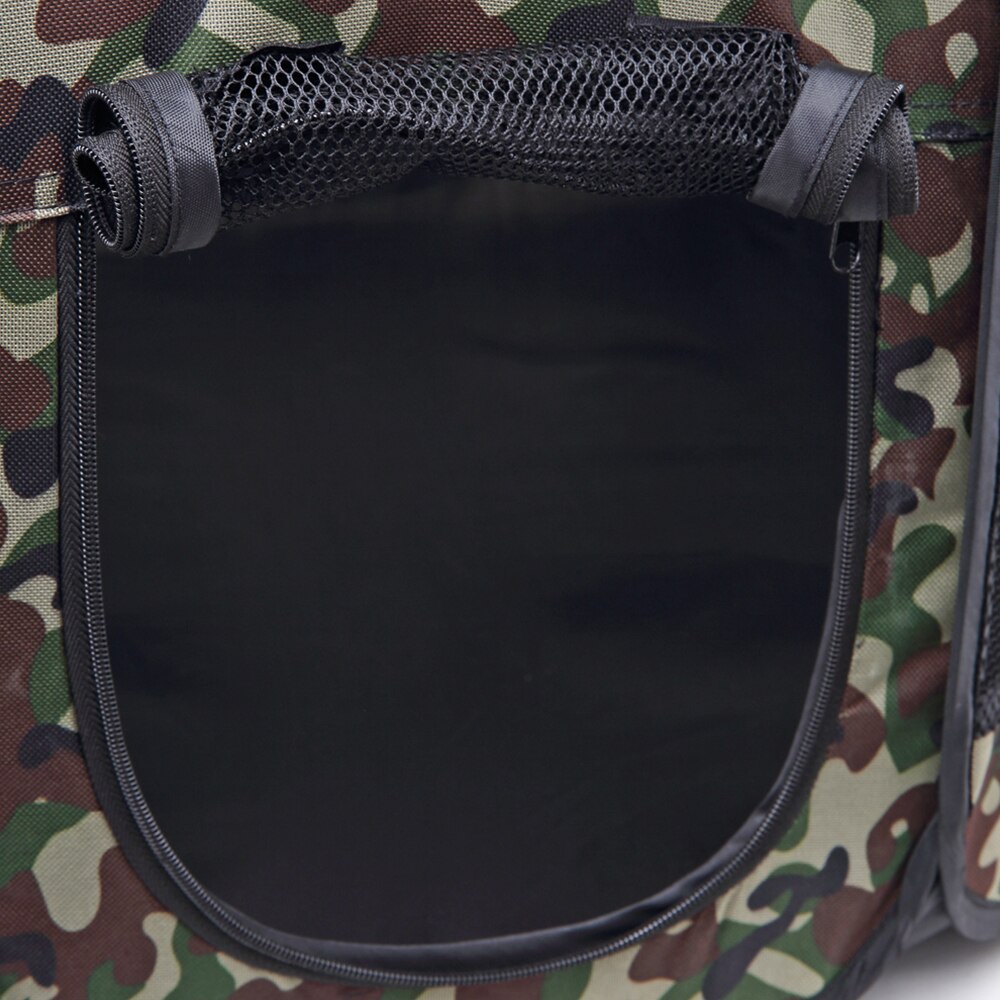 Camouflage Portable Folding Dog Kennel Outdoor Indoor Dog Crate Fences House Cage Water Resistant Mesh Shade Pet Cat Playpen