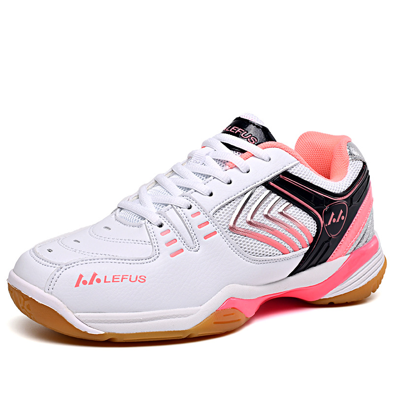 Badminton Schoenen Ademend Antislip Sport Schoenen Voor Mannen Vrouwen Sneakers Tafeltennis Schoenen Zapatillas Deportivas Mujer Masculino: Roze / 39