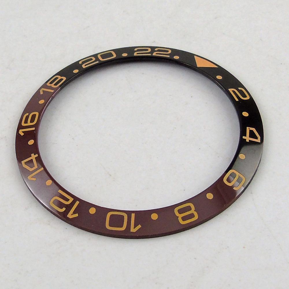 Multi-color 38mm keramische lunette voor gmt-model herenhorloges: Nr . .12