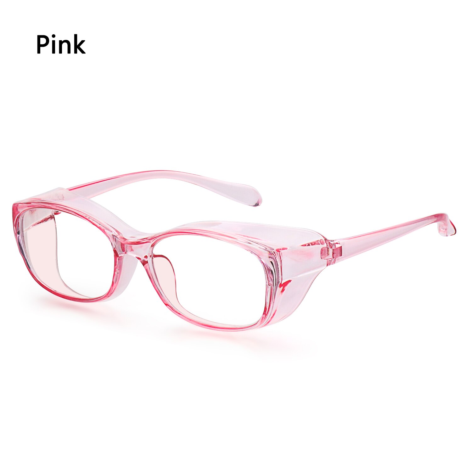 Safety Glasses Anti-fog Pollen GogglesBlue Light Blocking Glasses UV400 Protection Glasses Anti-saliva Dust-proof for Men Women: pink2