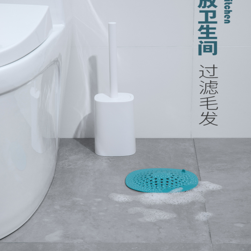 attrape cheveux douche,Bouchon collecteur de cheveux, filtre de cuisine domestique, Anti-colmatage universel, douche, salle de bain, 3 pièces
