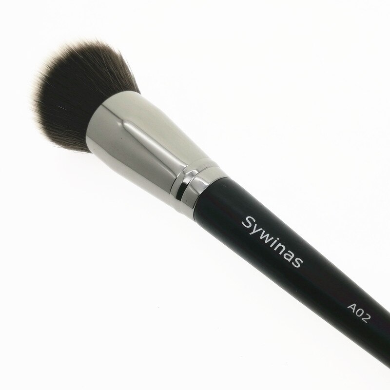 Sywinas Platte Buffing Foundation Brush # A02 Make-Up Kwasten Losse Make Up Borstel Gereedschap Kit.