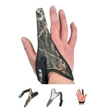 1 Uds. Guantes de pesca protectores de un solo dedo de los pescadores guantes antideslizantes de camuflaje de un dedo útiles herramientas de pesca de la mano derecha
