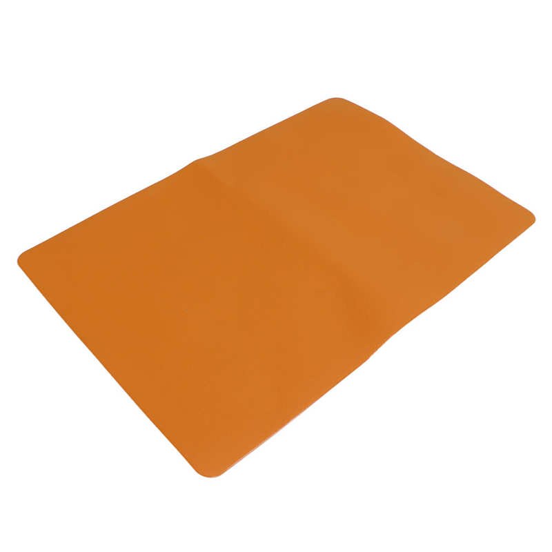 Nail Mat Orange Manicure Mat Double Sided Leather for Nail Salon for Home
