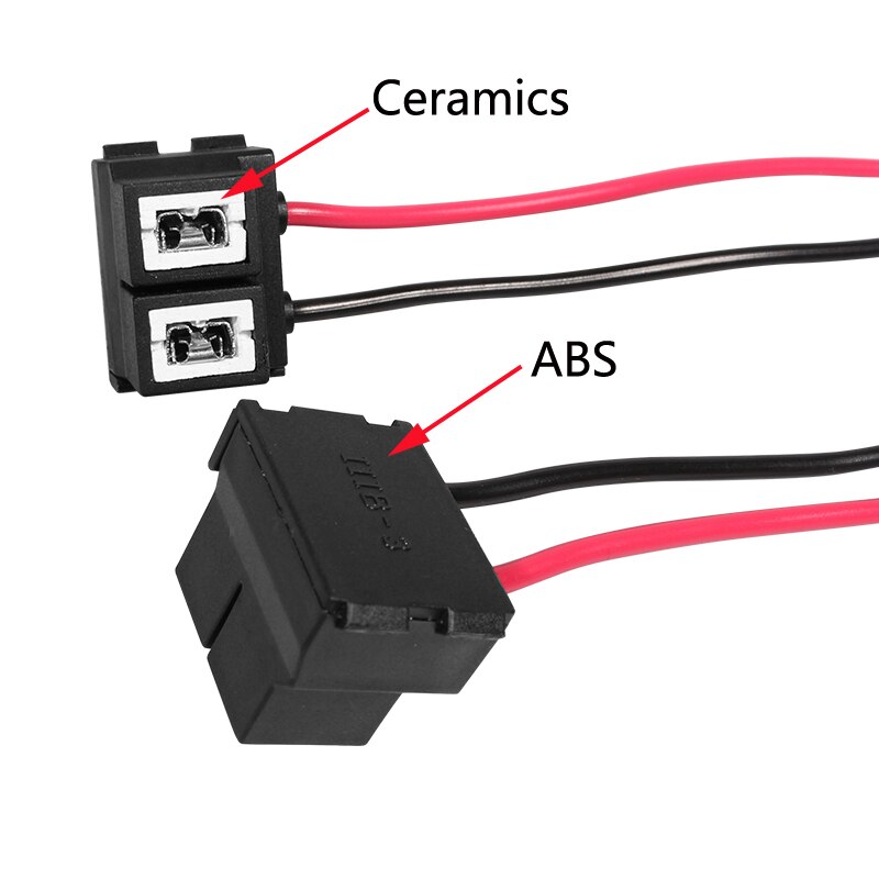 2pz di Alta Qualità di Ceramica H1 H3 H7 Lampadina Presa Adattatore per auto auto Headligt Nebbia base Della Lampada Del Supporto Del Connettore cablaggio
